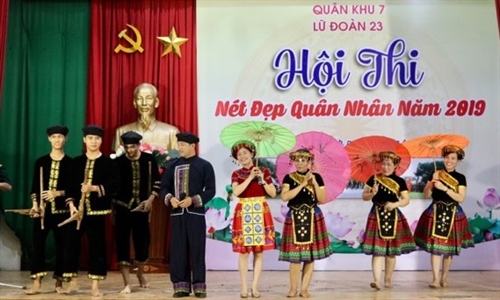 Lữ đoàn 23 tổ chức Hội thi Nét đẹp quân nhân