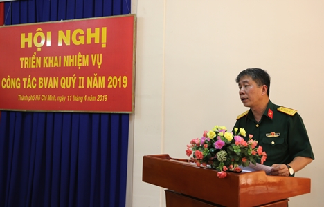Phòng bảo vệ an ninh Quân khu triển khai nhiệm vụ quý II năm 2019