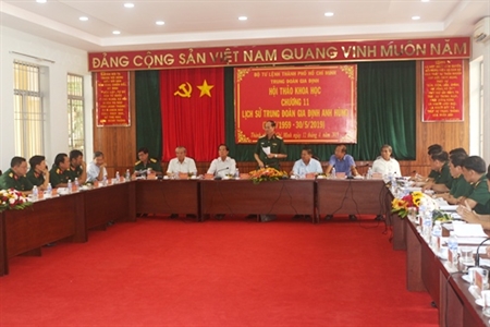 Hội thảo khoa học lịch sử Trung đoàn Gia Định giai đoạn 2009 - 2019