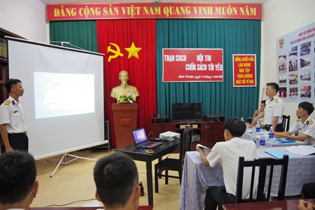 Lữ đoàn 681, Vùng 2 Hải quân hưởng ứng ngày sách Việt Nam lần thứ 6 (21.4.2013 – 21.4.2019)