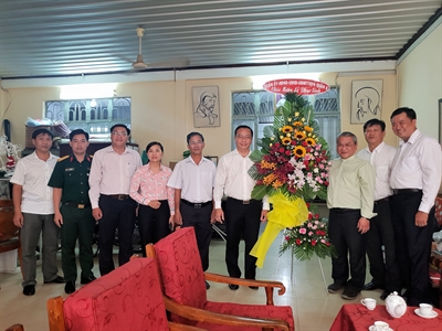 Quận 8: Thăm các cơ sở tôn giáo nhân dịp lễ phục sinh năm 2019