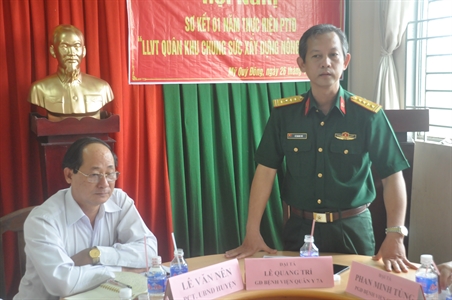 Sơ kết 1 năm thực hiện phong trào thi đua chung sức xây dựng nông thôn mới