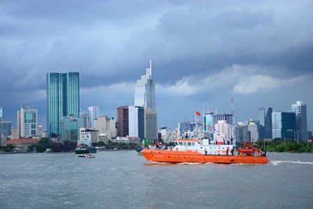 Bộ đội Biên phòng TP Hồ Chí Minh tiếp nhận tàu tuần tra kết hợp tìm kiếm cứu nạn