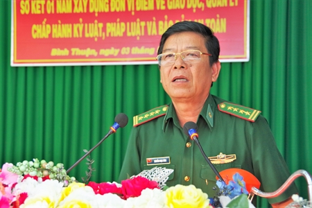 Biên phòng tỉnh Bình Thuận nâng cao chất lượng giáo dục, quản lý chấp hành kỷ luật, pháp luật và bảo đảm an toàn