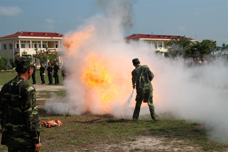 Sư đoàn 5: Mít tinh hưởng ứng Tháng hành động về An toàn, vệ sinh lao động năm 2019