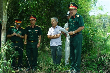 Bộ Tư lệnh Quân khu 7 kiểm tra tiến độ thi công đường tuần tra biên giới