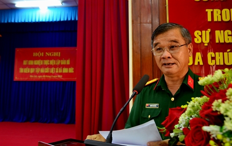 Huyện Bến Lức, tỉnh Long An rút kinh nghiệm thực hiện lập bản đồ tìm kiếm, quy tập hài cốt liệt sỹ