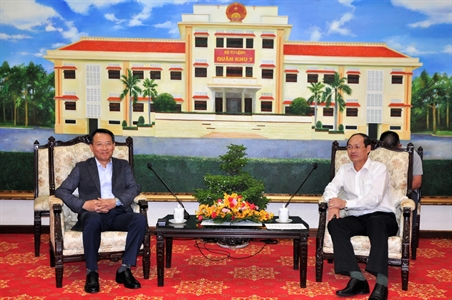 Bộ Tư lệnh Quân khu 7 tiếp đoàn Cục Kế hoạch động viên Bộ Quốc phòng Hàn quốc