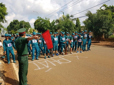 Ban CHQS huyện Châu Đức, tỉnh Bà Rịa – Vũng Tàu hội thao quân sự quốc phòng năm 2019