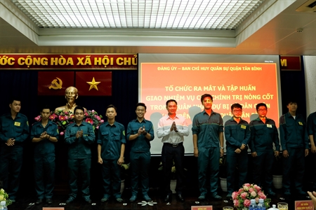Quận Tân Bình ra mắt lực lượng chính trị nòng cốt trong quân nhân dự bị