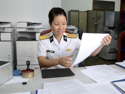 Hậu phương người lính biển