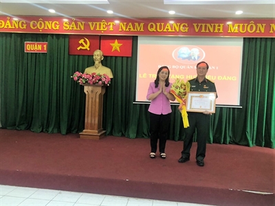 Đảng ủy Quân sự quận 1 học tập chuyên đề về Chủ tịch Hồ Chí Minh