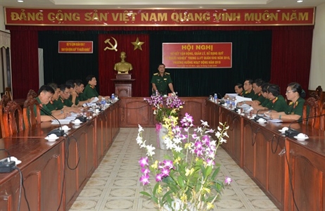 Ban vận động quỹ “Vì người nghèo” Quân khu sơ kết hoạt động năm 2018, triển khai phương hướng năm 2019.