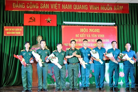 Đảng ủy Quân sự quận Bình Thạnh sơ kết 5 năm thực hiện Chỉ thị 788