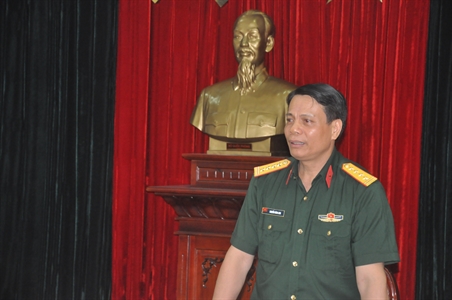 Cục Chính trị Quân khu 7 làm việc với huyện Đức Huệ, tỉnh Long An