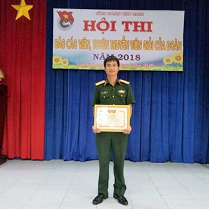 Đại úy Phạm Văn Hà – Cán bộ chính trị năng động, trách nhiệm
