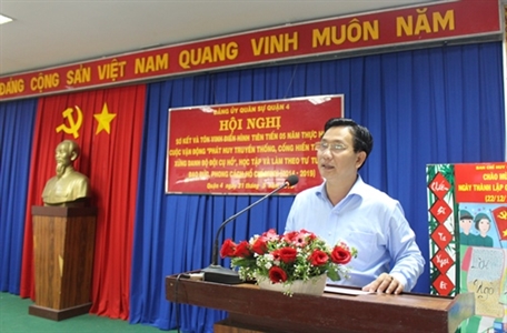 LLVT Quận 4 giữ vững, phát huy phẩm chất Bộ đội Cụ Hồ