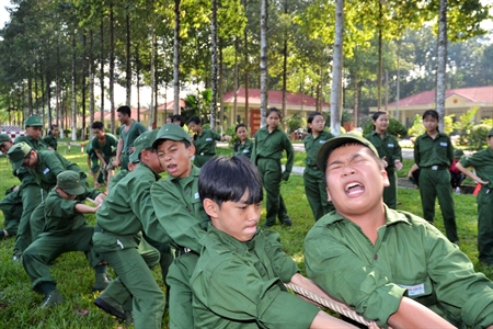 Vui, khỏe học kỳ Quân đội