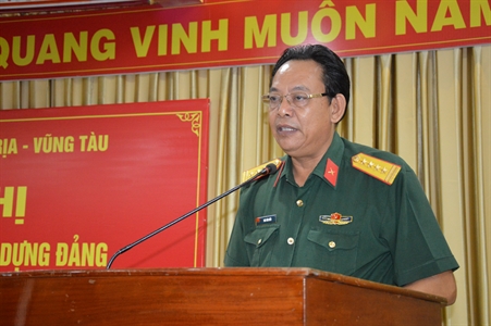 Đảng ủy quân sự BR-VT: Tổng kết công tác xây dựng Đảng