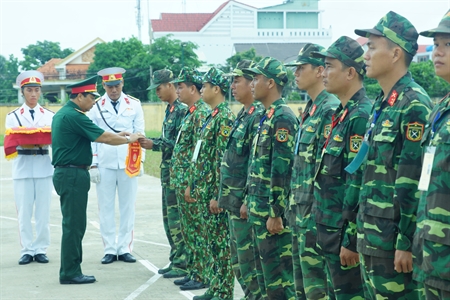 Khai mạc Hội thao TDTT quốc phòng LLVT tỉnh Long An