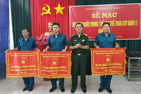 LLVT Quận 11 bế mạc Hội thao Quốc phòng năm 2019