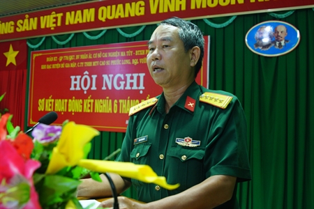 Đoàn Kinh tế - Quốc phòng 778 sơ kết hoạt động kết nghĩa với các đơn vị