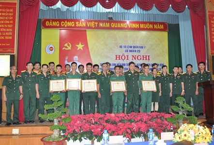Lữ đoàn 23 tôn vinh điển hình tiên tiến giai đoạn 2014 – 2019