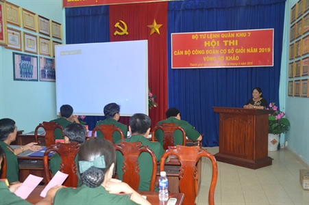 Vòng sơ khảo hội thi “Cán bộ công đoàn cơ sở giỏi năm 2019”