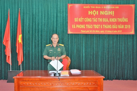 Khối thi đua 3 Sư đoàn Quân khu 7 hoàn thành tốt các nhiệm vụ 6 tháng đầu năm 2019
