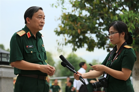 Lửa nghề của nhà báo - chiến sĩ