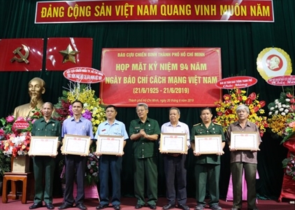Hội Cựu chiến binh TP.HCM: Họp mặt kỷ niệm ngày Báo chí