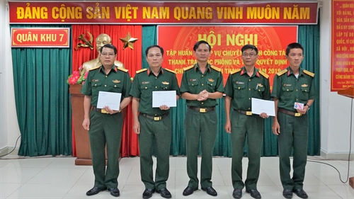 Quân khu 7 tập huấn nghiệp vụ chuyên ngành công tác Thanh tra quốc phòng năm 2019