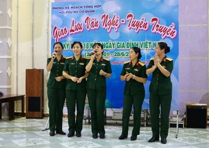 Hội phụ nữ cơ quan Cục chính trị tổ chức kỷ niệm ngày Gia đình Việt Nam