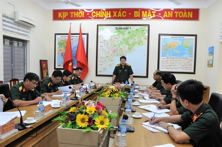 Lữ đoàn 23 hội nghị Đảng ủy đánh giá kết quả lãnh đạo thực hiện nhiệm vụ 6 tháng đầu năm 2019