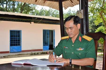 Đại úy Hoàng Hữu Khuynh: Trưởng thành qua từng nhiệm vụ