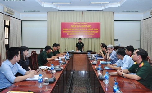 Quân khu 7 thẩm định dự án xây dựng trường bắn của Ban Chỉ huy Quân sự huyện Tân Phú