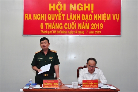 Đảng ủy Quân sự TP.HCM ra nghị quyết lãnh đạo nhiệm vụ 6 tháng cuối năm 2019