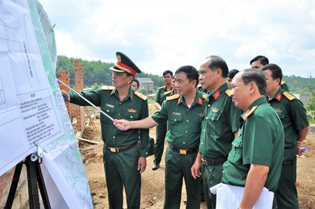 Bộ Tư lệnh Quân khu 7 kiểm tra xây dựng điểm dân cư biên giới tỉnh Bình Phước