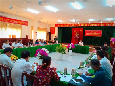 Đảng uỷ Quân sự thành phố Vũng Tàu hội nghị  6 tháng đầu năm 2019