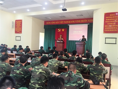 Trung đoàn 657 huấn luyện dự bị động viên năm 2019