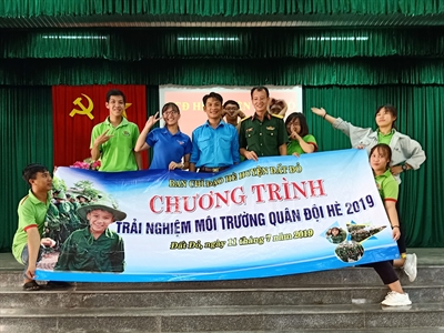 Một ngày trải nghiệm môi trường Quân đội