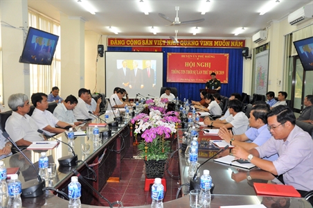 Huyện ủy Phú Riềng thông tin thời sự lần thứ III năm 2019