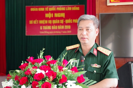 Đoàn Kinh tế - Quốc phòng Lâm Đồng hoàn thành kế hoạch 6 tháng đầu năm 2019