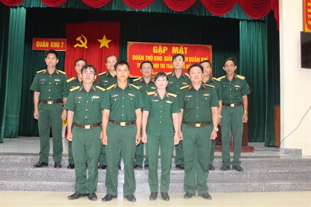 Cục Kỹ thuật Quân khu 7 tổ chức gặp mặt đoàn Thủ kho giỏi ngành Quân khí tham dự Hội thi toàn quân năm 2019