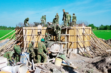 Lính Công binh trên trận tuyến mới