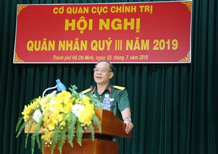 Cục Chính trị tổ chức Hội nghị quân nhân quý III năm 2019