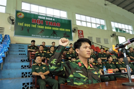 Quân đoàn 4 khai mạc hội thao thể dục thể thao năm 2019