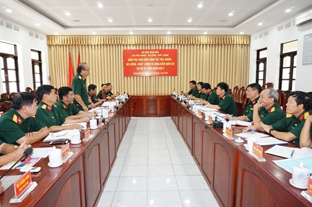 Cục Tiêu chuẩn – Đo lường – Chất lượng Bộ Tổng Tham mưu kiểm tra Quân khu 7.