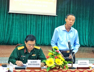 Đảng ủy quân sự huyện Xuyên Mộc, tỉnh BR-VT hội nghị phiên 6 tháng đầu năm 2019
