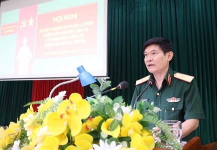 Bộ Tham mưu sơ kết nhiệm vụ huấn luyện chiến đấu ngành Quân báo - Trinh sát